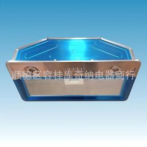 Hotte de cuisine encastrable Ch-908B 220V 150W, efficacité énergétique de niveau 2, acier inoxydable noir avec revêtement blanc - Product Image 4