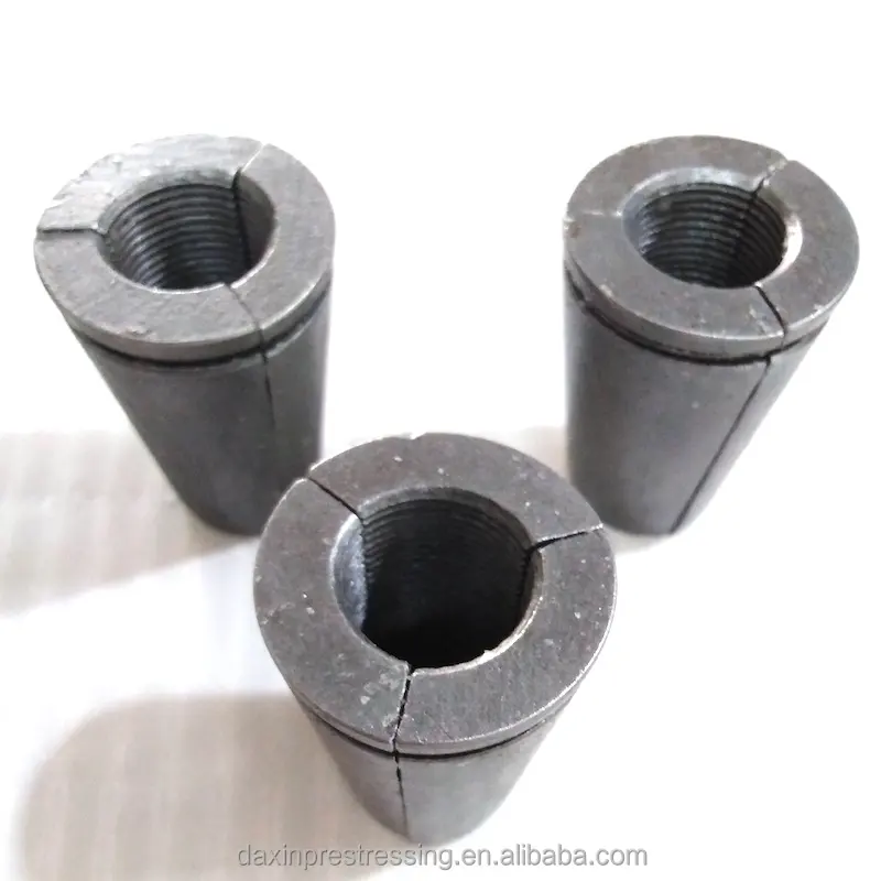 0.5 0.6 inch Stressing anchor wedge clamps for cable