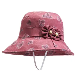 Yeni moda geniş ağız katlanabilir kadınlar bayanlar ilmek kova şapka yaz balıkçı güneş koruyucu plaj şapkası