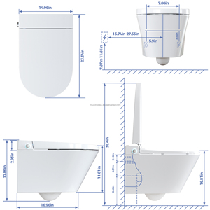 Horow G10 Sans prix de détail, demandez pour le prix de gros : Stock local aux États-Unis, Bidet mural intelligent de luxe G10, Stock local aux États-Unis - Product Image 2