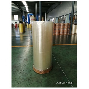 Nhà máy nóng bán màu nâu tự dính <span class=keywords><strong>Bopp</strong></span> <span class=keywords><strong>Jumbo</strong></span> cuộn băng 45 mic 1280 mét 4000M - Product Image 5