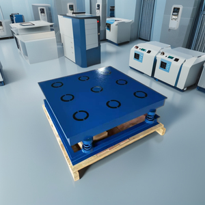 Plate-forme de table vibrante de prix usine pour la machine de moules en béton Machine d'essai de <span class=keywords><strong>vibration</strong></span> de table secouante en béton - Product Image 2