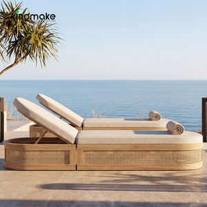 Set di Mobili da Esterno Resistenti, Lettino Prendisole Moderno <span class=keywords><strong>per</strong></span> Hotel e Piscina, Sedia a <span class=keywords><strong>Sdraio</strong></span> <span class=keywords><strong>per</strong></span> Resort - Product Image 1