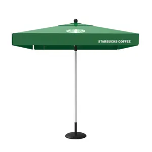 Outdoor Waterdicht Zonnescherm Markt Golf Staal Restaurant Parasol Tuin Patio Paraplu Big Size