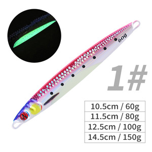 Cebo de impresión 3D de 40/60/80/100/120/150g con anzuelo triple, placa de hierro hundida de paso lento, plantilla de Metal de plomo, señuelo de pesca de fundición al por mayor - Product Image 5