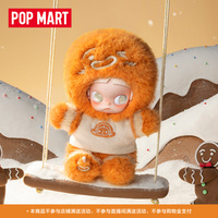 POPMART Officiel Série Zsiga Gingerbread Man Boîte Mystère en PVC Faite à la Main Emballage Original Unisexe Fabriqué en Chine pour les 4 ans et plus