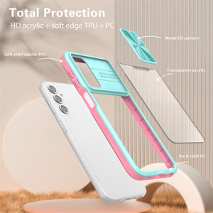 <span class=keywords><strong>Custodia</strong></span> trasparente per fotocamera Slide per <span class=keywords><strong>Samsung</strong></span> Galaxy A26 A36 A56 A16 A55 A35 A25 A15 A05 A05S A24 <span class=keywords><strong>A34</strong></span> A54 Cover Hard PC ibrido - Product Image 5