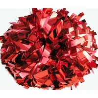 Metallic Red Cheerleading Pom Poms für Cheerleader mit Fabrik preis