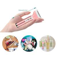 Appareil de rasage et d'épilation lavable 4 en 1 pour femme Rouge à lèvres électrique Tondeuse à sourcils Grattoir à cheveux