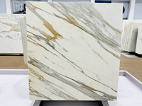 Dalle de marbre poli en dolomite Calacatta Gold naturel pour comptoir, mur, sol, salle de bain, salle à manger, appartement