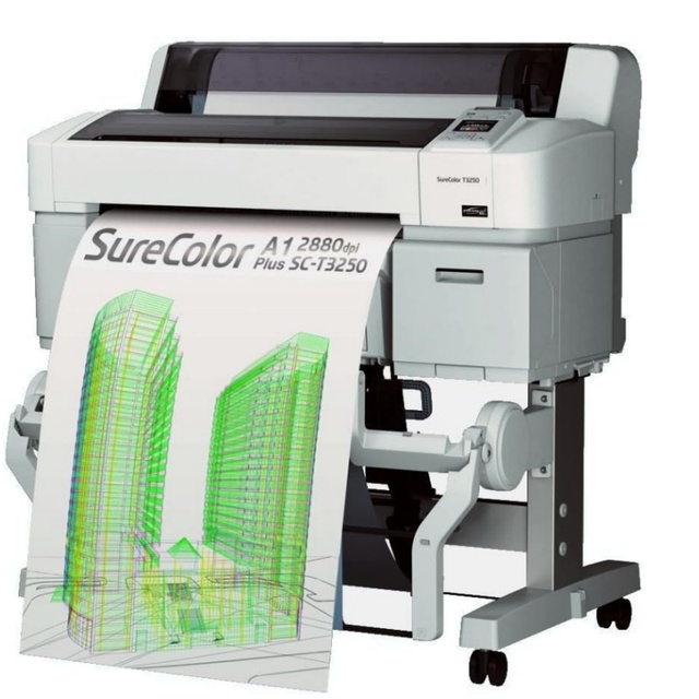 5 Color A1 Size Photo Printer T5250 Inkjet Printer Photocopier