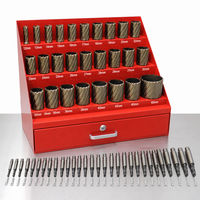 Kit de scies cloches annulaires TCT HSS pour la découpe de tôles métalliques