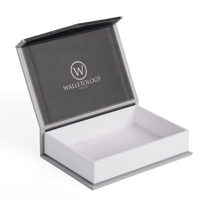 Caja <span class=keywords><strong>embalaje</strong></span> de cartón negro, Cajas de Regalo personalizadas con logotipo de tapa magnética, venta al por mayor de fábrica - Product Image 1