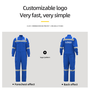 Nhà máy trực tiếp làm việc phù hợp với lính cứu hỏa bảo hộ lao động FR quần áo chống cháy quần áo Overalls - Product Image 3