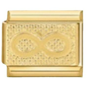 Italian Gold Modular Charm Bracelet Unisex Stainless Steel Elastic DIY Jewelry Gift Heart Pattern Bezel Setting - Product Image 5