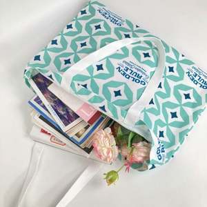 Grands sacs de sport en toile Sacs de week-end Sac fourre-tout en toile imprimé personnalisé - Product Image 6