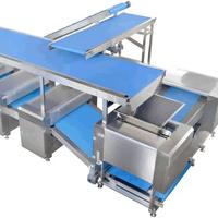 Ligne de traitement entièrement automatique pour pâte à gâteau au chocolat, avec cuisson directe au gaz, circulation d'air chaud et rayonnement infrarouge lointain électrique