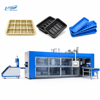 Machine de thermoformage automatique en gros pour la production de barquettes en plastique, de barquettes alimentaires et d'emballages jetables avec fonctionnement stable