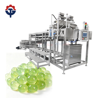 Volledig automatische productielijn voor popping boba, machine voor het maken van popping peels, kan fruit smaak popping boba maken