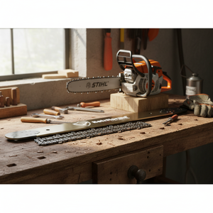 Barra di guida da 25 pollici e catena a scalpello completo .063 84DL compatibile con motoseghe Stihl MS361 MS362 MS380 MS390 MS440 MS4 - Product Image 5