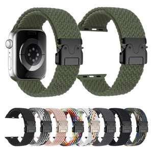 CM Matériau Premium Léger Doux pour Peau Nylon Sport Montre Bracelet pour <span class=keywords><strong>Apple</strong></span> <span class=keywords><strong>Watch</strong></span> 49mm 46mm 45mm 44mm 41mm 40mm - Product Image 6