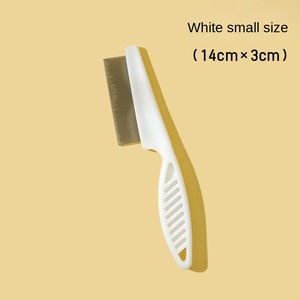 Peine de Dientes Densos para Limpieza y Belleza de Mascotas, Peine para Eliminar Pelo Suelto de Gatos y Perros, Peine de Masaje de Acero Inoxidable para Eliminar Pulgas - Product Image 6