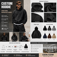 Sweat à capuche vierge en gros 280 GSM 100 % polyester, pull à capuche pour homme, sweat-shirt décontracté oversize, vêtements personnalisés, usine OEM