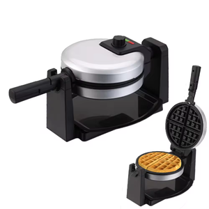 Aifa girevole <span class=keywords><strong>Waffle</strong></span> Belgian Non aderente piastre di controllo della temperatura cuoce fino a 4 cialde - Product Image 3