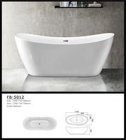 Résine acrylique de forme ovale, surface solide baignoire salle de bain baignoire pour bébé handicapés spa