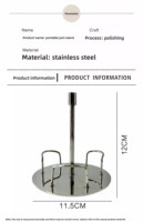Support à confitures, support à pots de confiture, support de service pour table d'hôtel, support à pots d'épices en acier inoxydable, présentoir de table pour le thé de l'après-midi