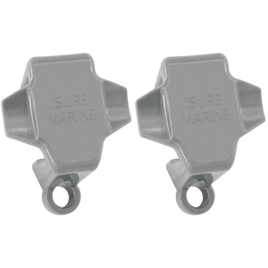 ISURE MARINE-Pince d'aile pour bateau, 4 pièces, réglage rapide, ponton, chenille carrée, crochet pour pare-chocs - Product Image 4
