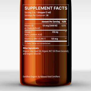 Gouttes de vitamine D3 et K2 60 ml OEM pour une meilleure densité osseuse et une meilleure santé musculaire et intestinale - Product Image 2