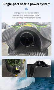 Tabla de surf eléctrica de fibra de carbono OEM con propulsión a chorro y esquís acuáticos equipados con una batería y motor de alta capacidad - Product Image 4