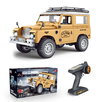 1:10 4x4 RC Rennwagen 2,4G 3-Kanal Ferngesteuerter Vintage Offroad-Truck Realistische Klassische Karosserie Allrad 100M USB-Kabel