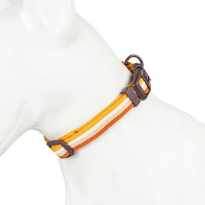 Collar de perro de correa de nailon duradero de estilo urbano, collares básicos suaves para mascotas, collares ajustables elegantes para perros con seguridad de liberación rápida - Product Image 4