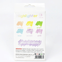 Stylos surligneurs scintillants personnalisables, lot de 8, pour journalisation, scrapbooking et prise de notes