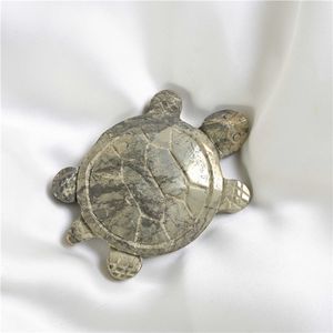 Oferta Especial: Figura de Tortuga de Pirita, Regalo Espiritual de Cristal Tallado Multimaterial para Sanación - Product Image 2