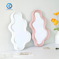 Miroir décoratif créatif en forme de nuages, style Art Déco, en verre, pour salon