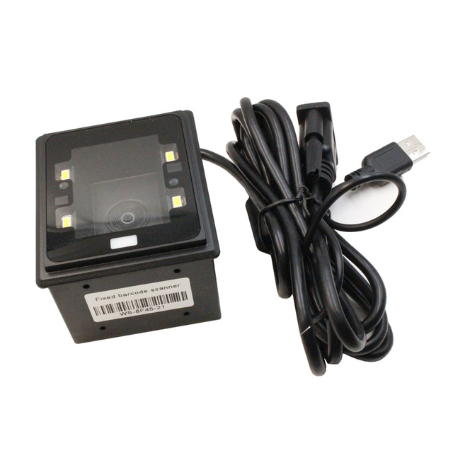 High Quality 1D/2D Barcode QR Code Scanner USB/RS232 Fixed Mounted for Turnstile Gate & Ticket Machine Low Price