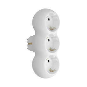 Adattatore triplo Schuko dritto 16A. 250V. - Product Image 1