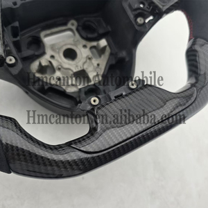 Volante de Fibra de Carbono y Cuero Perforado para Chevrolet Camaro, Nuevo Producto al por Mayor - Product Image 6