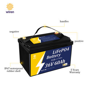 Batería Marina LiFePO4 de 36V 38.4V 65Ah, Batería de Litio de Ciclo Profundo Impermeable IP67 para Motor de Barco - Product Image 4