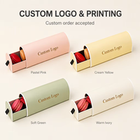 Boîte d'emballage personnalisée en forme de boîte aux lettres pour macarons, boîte cadeau vide pour boulangerie, mariage, fête, avec logo personnalisable