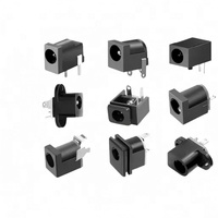 Vente directe usine DC-089 DC-089A-2.5 Connecteur RF PCB FPC avec trous de vis, aiguille à ressort en cuivre 2.5 PBT RoHS