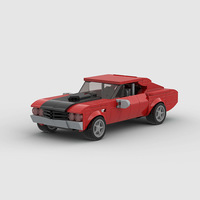 Offre Spéciale : Voiture de Course MOC Compatible avec les Petites Particules – Briques de Construction Éducatives DIY en ABS – Jouets de Marque