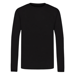 T-shirt en coton 100% respirant à manches longues pour enfants, imprimé avec un logo personnalisé, style décontracté et sportif, pour garçons et filles - Product Image 1