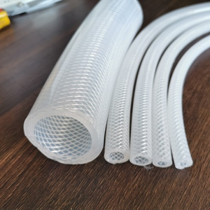 Tuyau en silicone de qualité alimentaire Tuyau en silicone tressé Tuyau en silicone résistant aux hautes températures pour la livraison de jus de bière et de lait - Product Image 3