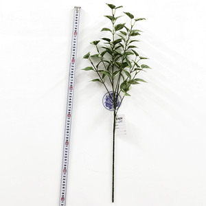 Banian-plantas artificiales <span class=keywords><strong>de</strong></span> plástico, árboles, bonsái, hojas <span class=keywords><strong>de</strong></span> goma, decoración <span class=keywords><strong>de</strong></span> hojas, 5 cabezales - Product Image 6