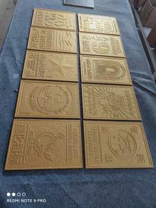 Placa de Metal de Bronce Personalizada para Uso en Interiores/Exteriores, <span class=keywords><strong>Número</strong></span> de Casa para Publicidad, Decoración de Parques, Dirección de Oficinas y Tiendas - Product Image 3