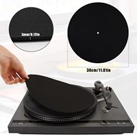 Tapis de disque en feutre pour plateau tournant et tapis de protection pour tourne-disques vinyle